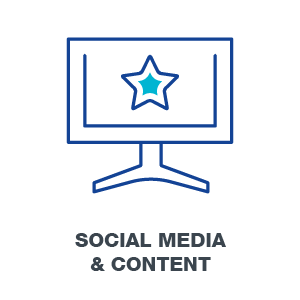 Social Media & Content Icon