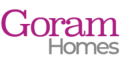 Logo of Goram Homes with bold purple and gray text.