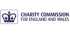 Logo of the Charity Commission for England and Wales with a crown graphic.