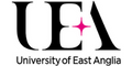 UEA logo with star element between U and E. Text: University of East Anglia.