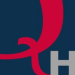Logo with a red 'Q' and a gray 'H' on a dark background.