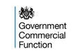Logo of the Government Commercial Function with text.