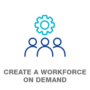 Create a workforce on demand