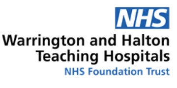 Logo of Warrington and Halton Teaching Hospitals NHS Foundation Trust.