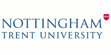Nottingham Trent University logo with NTU shield.