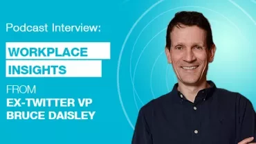 Podcast interview on workplace insights featuring a former Twitter VP.
