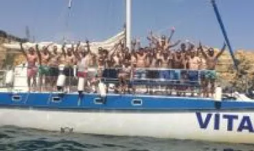 This time a yacht party in the Med