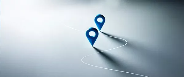 Logistics in white background